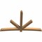 Ekena Millwork Alberta Timber Gable Bracket, Western Red Cedar, 108"W x 68"H x 5 1/2"D x 5 1/2"F, 15/12 Pitch GBW108X68X0606ALB00SWR - alternate 5